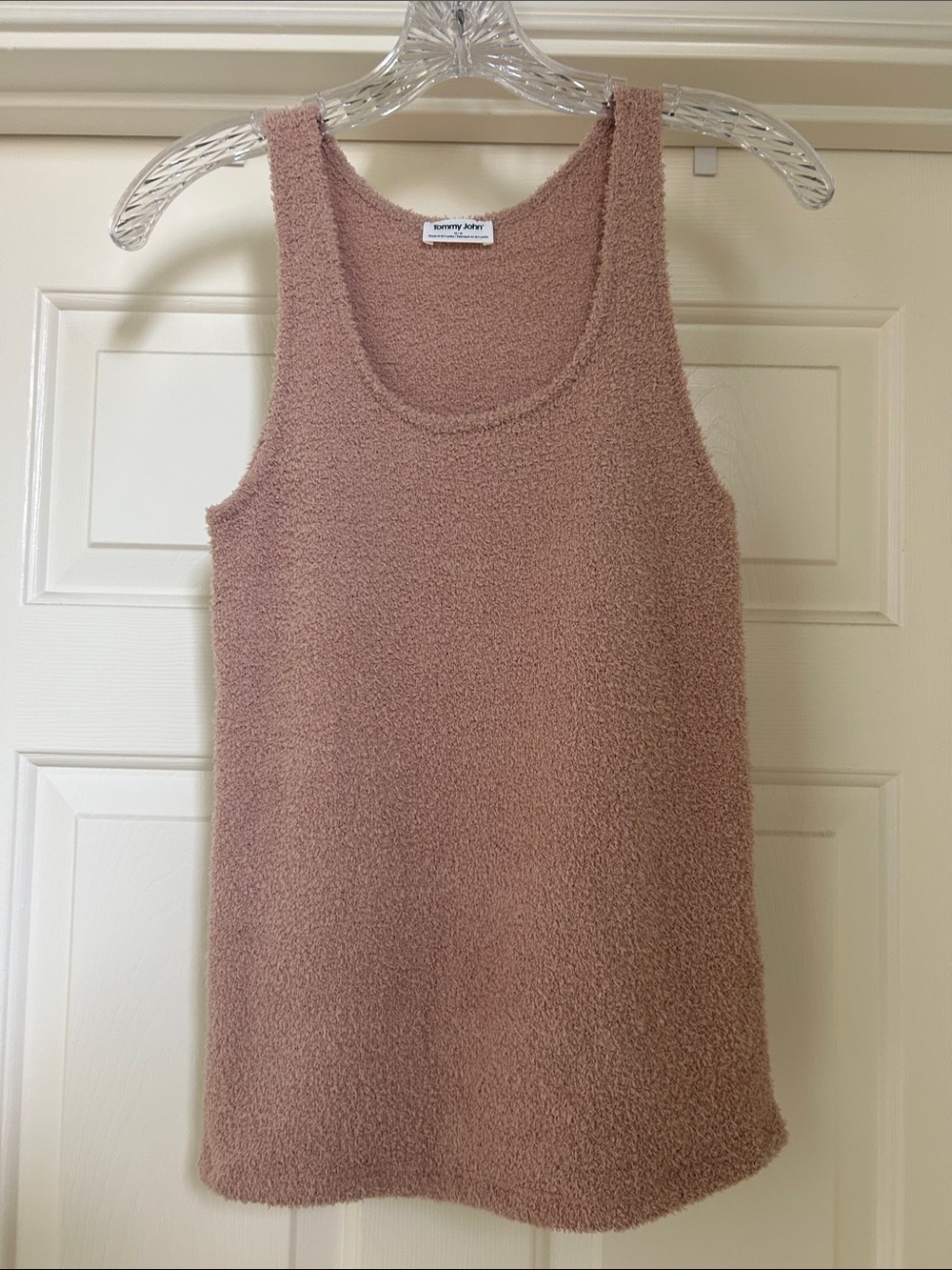 Tommy John Cozy Knit Tank Top in Tan/Taupe